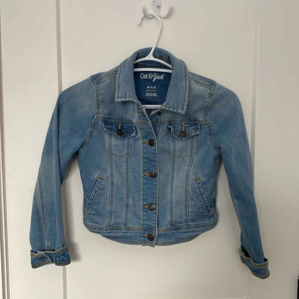 EUC girls size 7/8 denim jacket